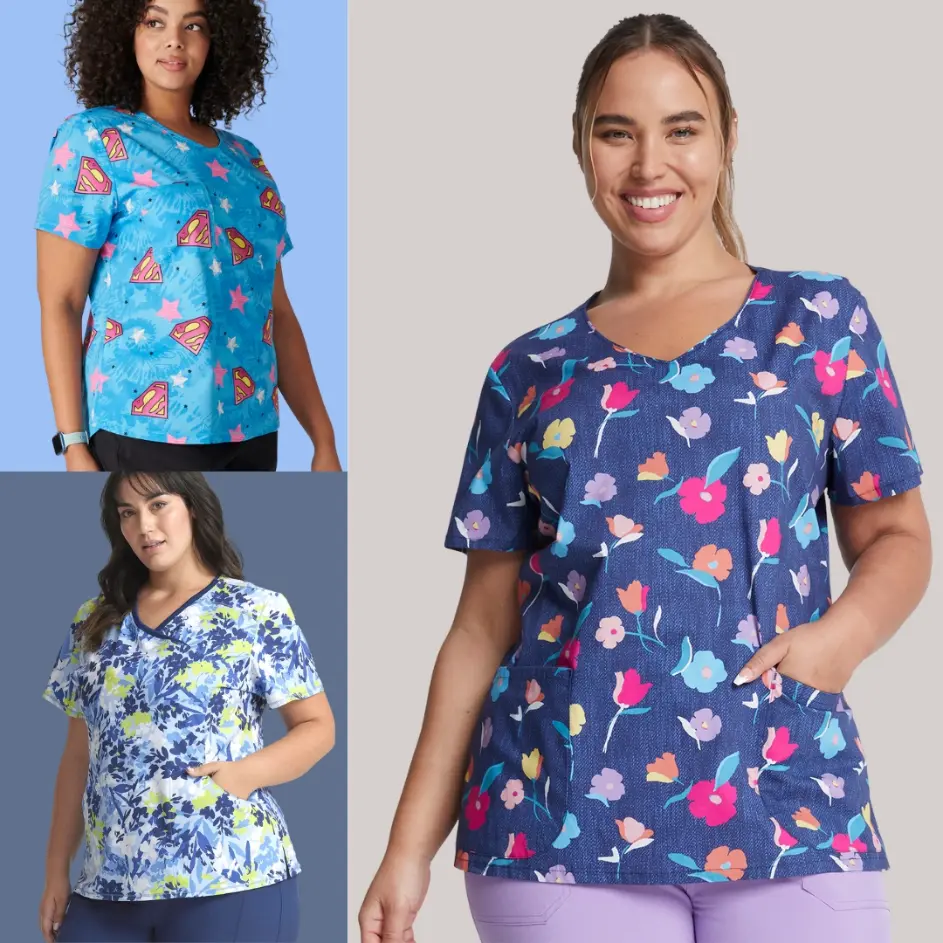 Medical Printed Scrub sets Supplier4